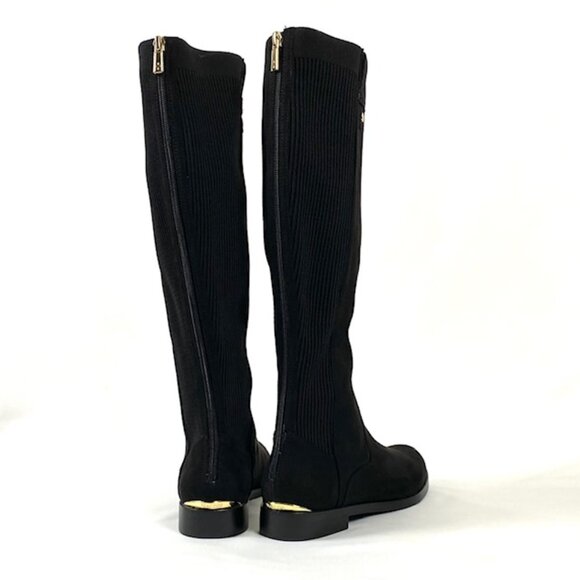 New Kenneth Cole Reaction Black Soozie Stretch Tall Boot 8.5 - Picture 5 of 8